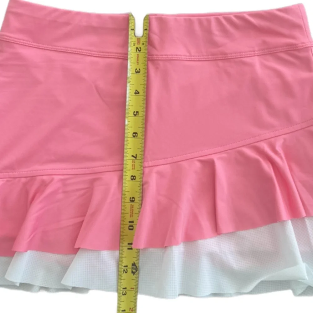 Pink Ruffled Mini Skirt - Picture 4 of 4